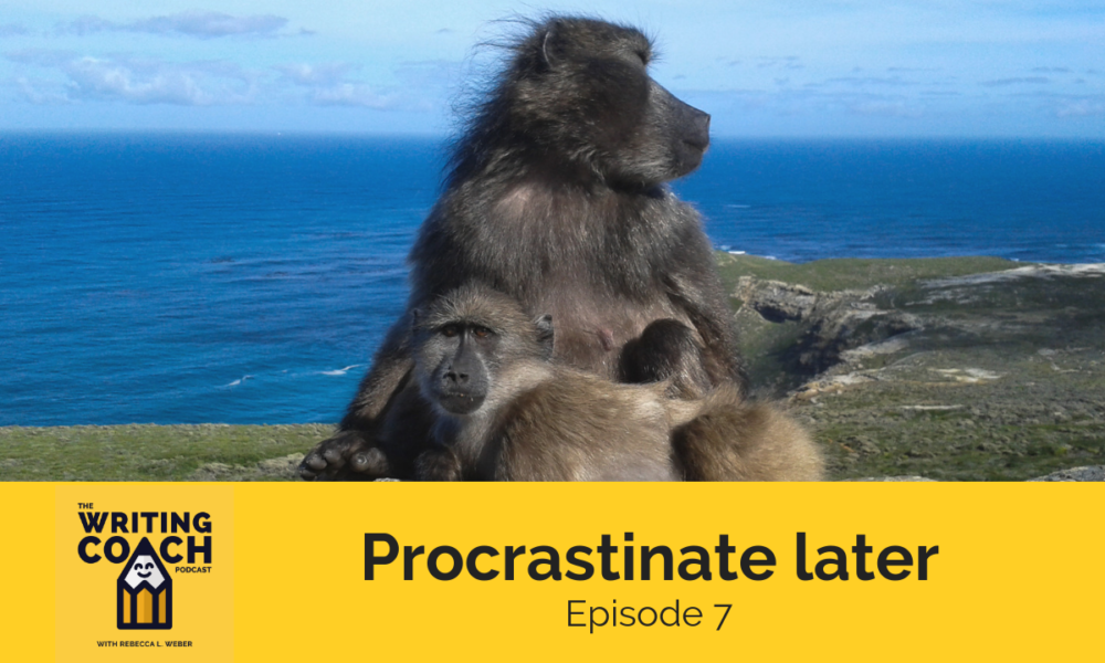 The Writing Coach Podcast 7: Procrastinate later