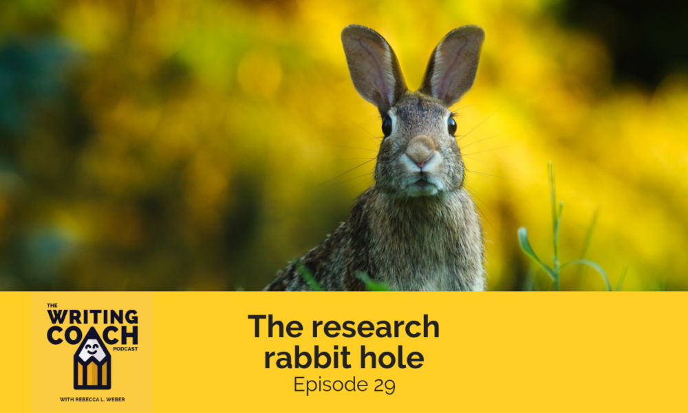 The Writing Coach Podcast 29: The research rabbit hole